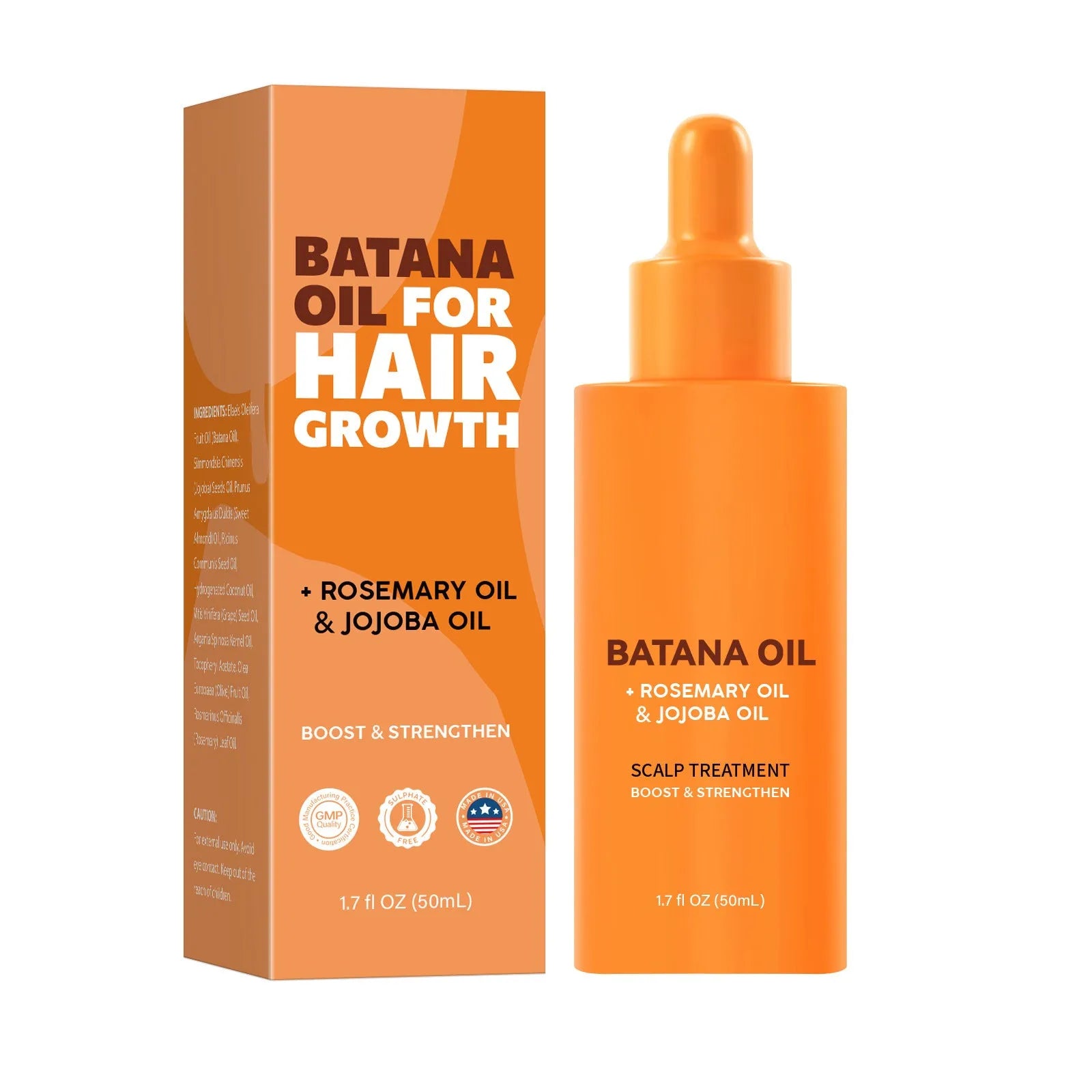 Batana hair care supple hair repair dry oil 60ml white bottle for damaged and frizzy hair treatment
