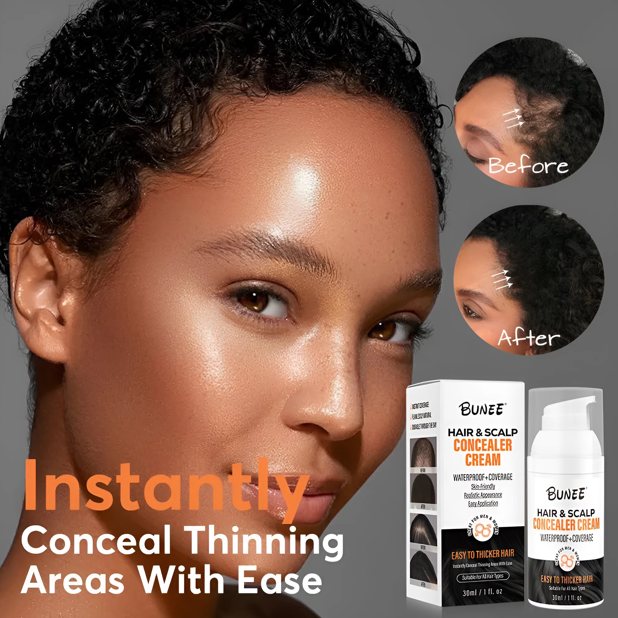 30 ml scalp concealer pomade for covering hair thinning and nourishing the scalp