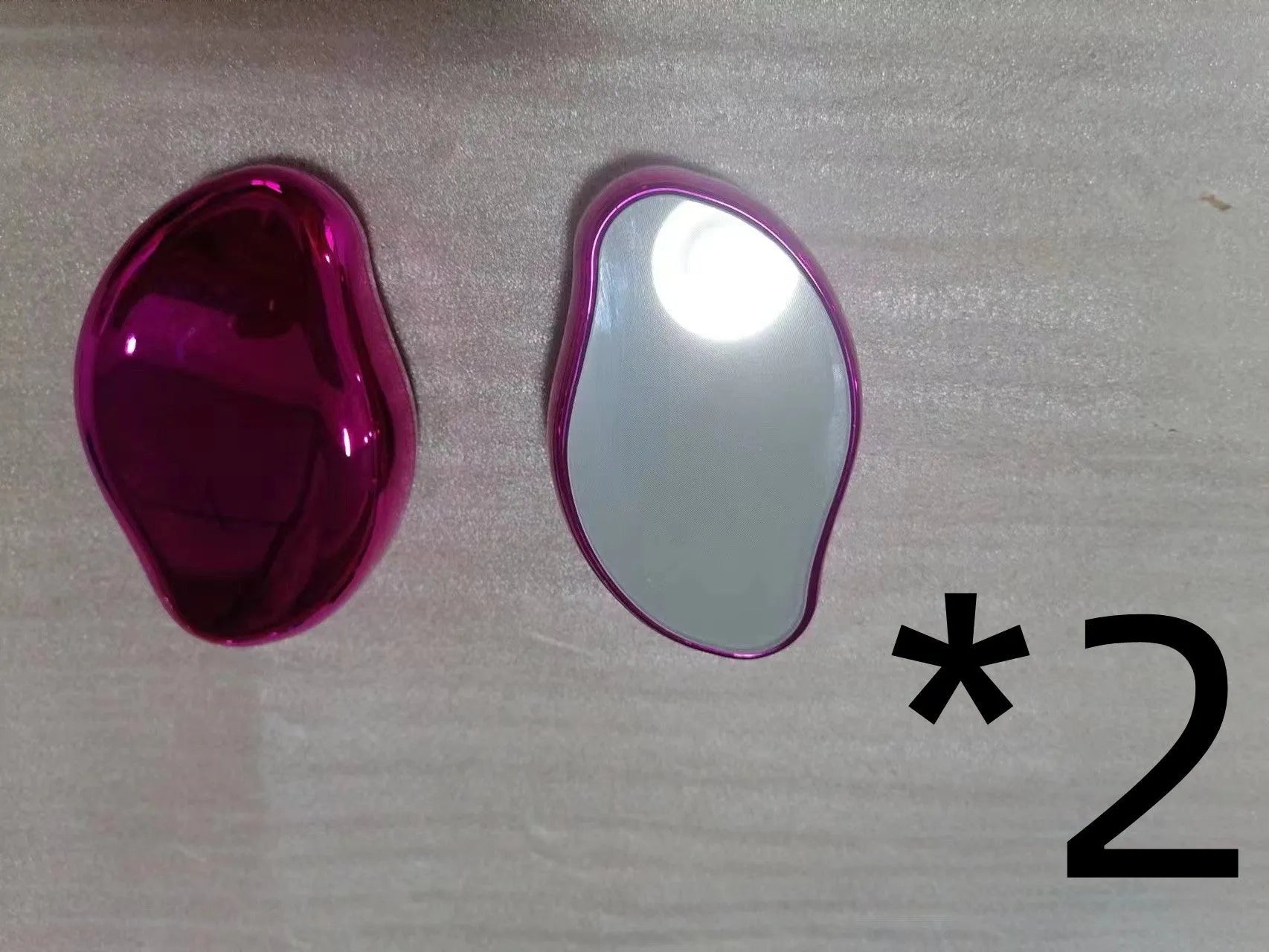 Manual glass epilator for hair removal and shaving in assorted colour options