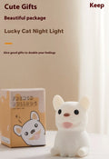 Silicone USB night light in a cartoon animal or zodiac design with dimming function.