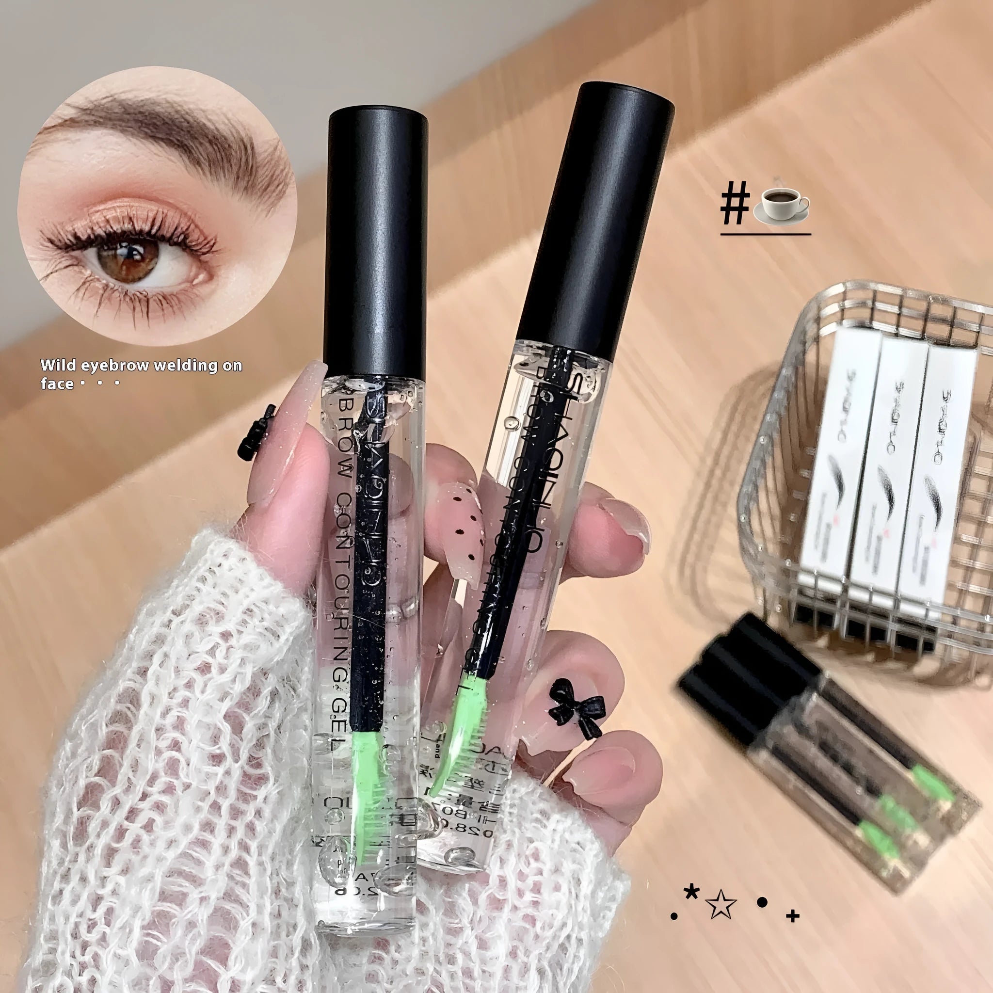S9032 transparent waterproof eyebrow shaping raincoat in single style