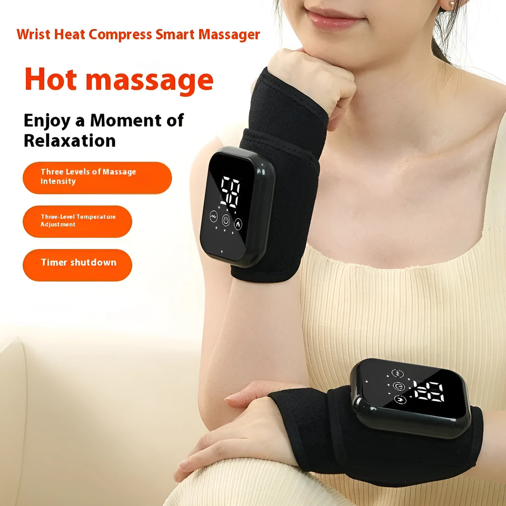 Electric heating ankle sleeve in black or grey with 8W thermal output