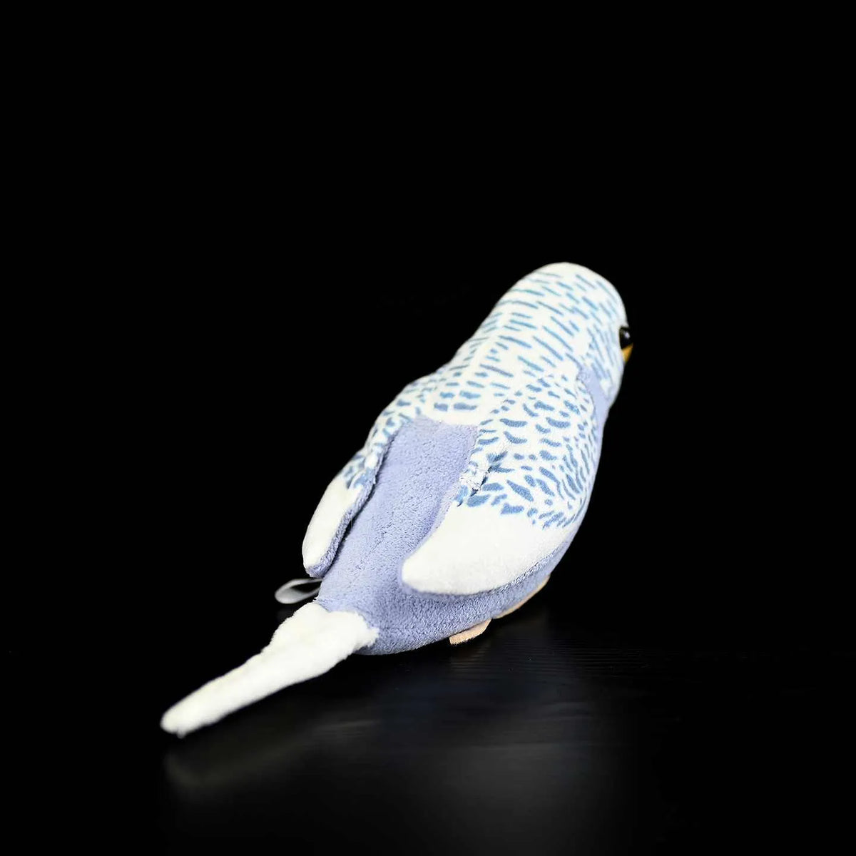 Simulation budgie doll plush toy, 10 cm tall, plush fabric with PP cotton filling, image colour