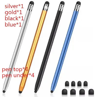 Universal metal touch screen stylus pen for mobile phones and tablets in various colours.