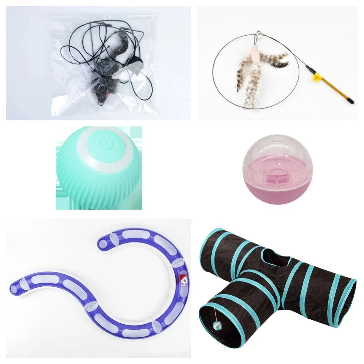 43mm automatic rolling ball cat toy with obstacle avoidance technology