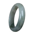 Natural Jinsi Jade Chinese style bracelet in a bangle shape on a plain background.