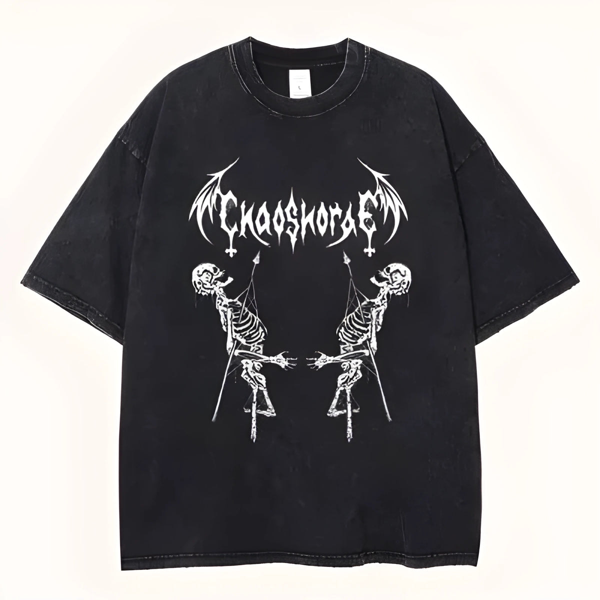 Men's black 3D digital printing casual round neck short sleeves t-shirt cartoon pattern polyester blend