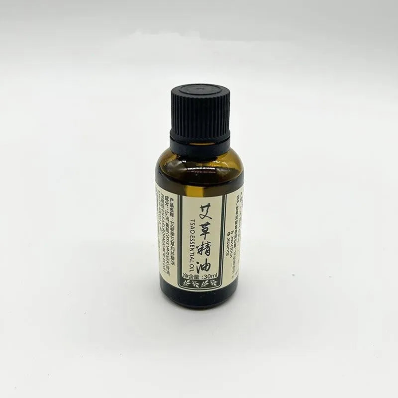 Stone moxibustion gua sha jar complete set with moxa sticks, essential oil, acupoint map and cleaning brush