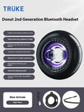 Tws Mini Stereo Donut Bluetooth Headset wireless in-ear earphones with PVC earplugs in mint green colour
