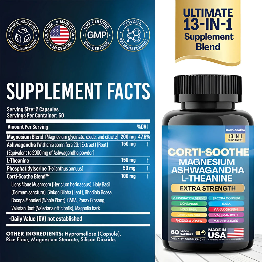 Bottle of 60 South African drunken eggplant magnesium capsules with extraction-process label