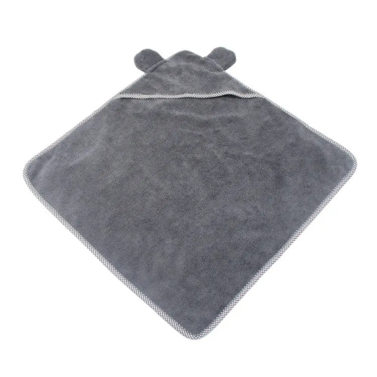 Grey and green ultra fine fibre pet towels for dogs and cats in three sizes