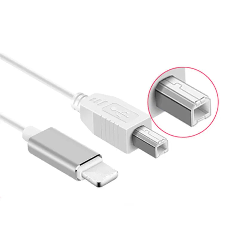 3-in-1 electric piano keyboard data cable with multiple connector interfaces