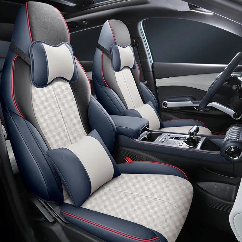 Yuan PLUS car seat cushion cover in a choice of five colours and two editions.
