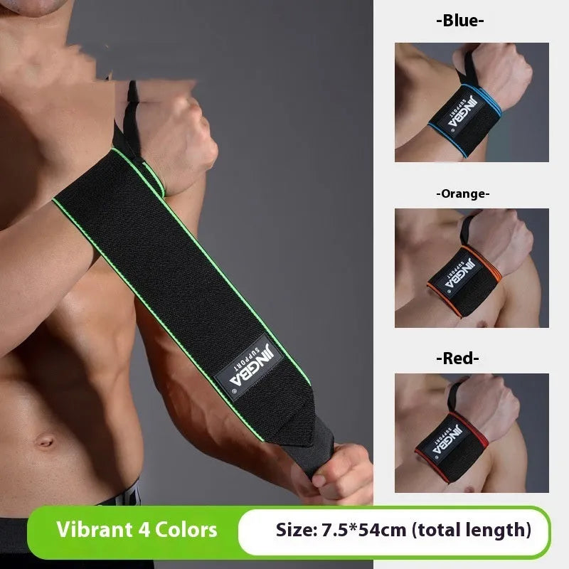 Wrist guard for push-ups and horizontal bar training, adult wristband protective gear in blue orange red green