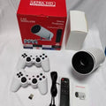 M300MAX portable home projection game machine in red or white packaging with handles