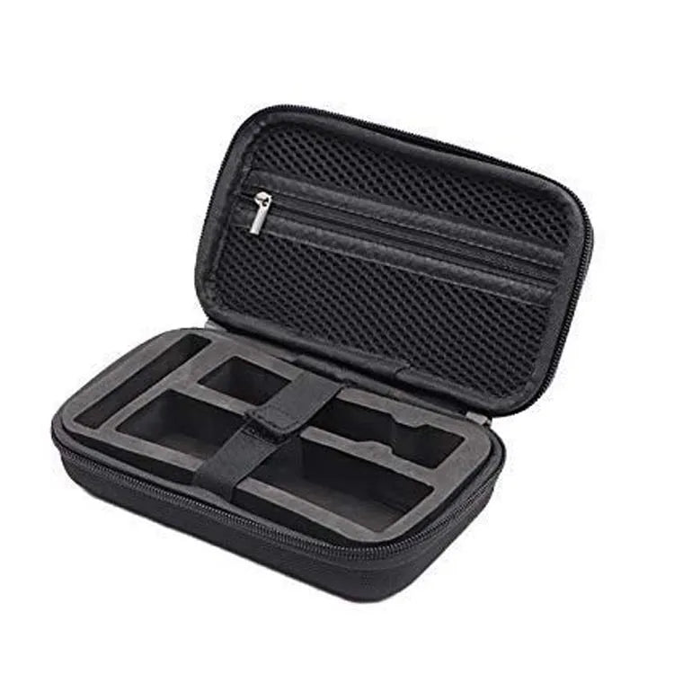 Black EVA PTZ camera storage bag for Osmo, medium size, with zip closure