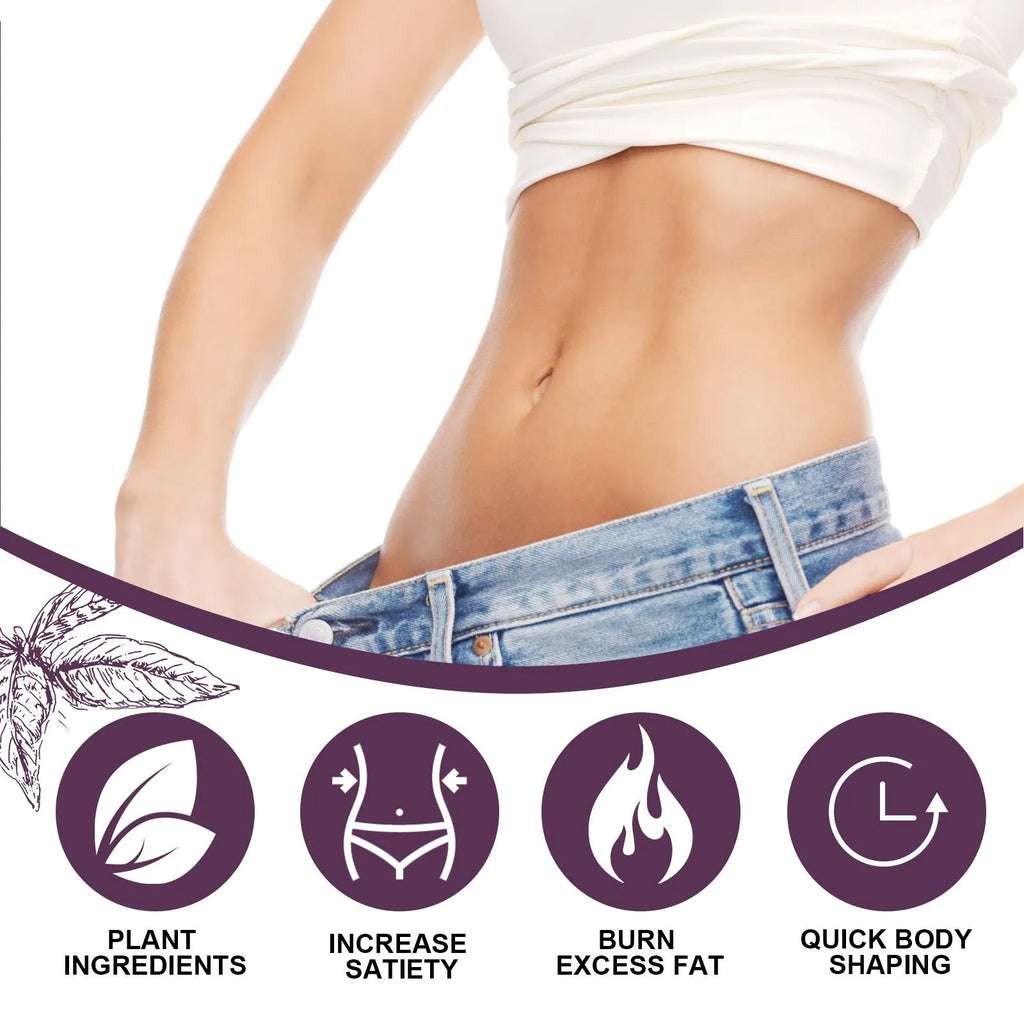 30ml bottle of body shaping drops for thigh, arm, and belly contouring