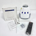 Space capsule Galaxy atmosphere projection lamp in white or gray with USB power and remote control