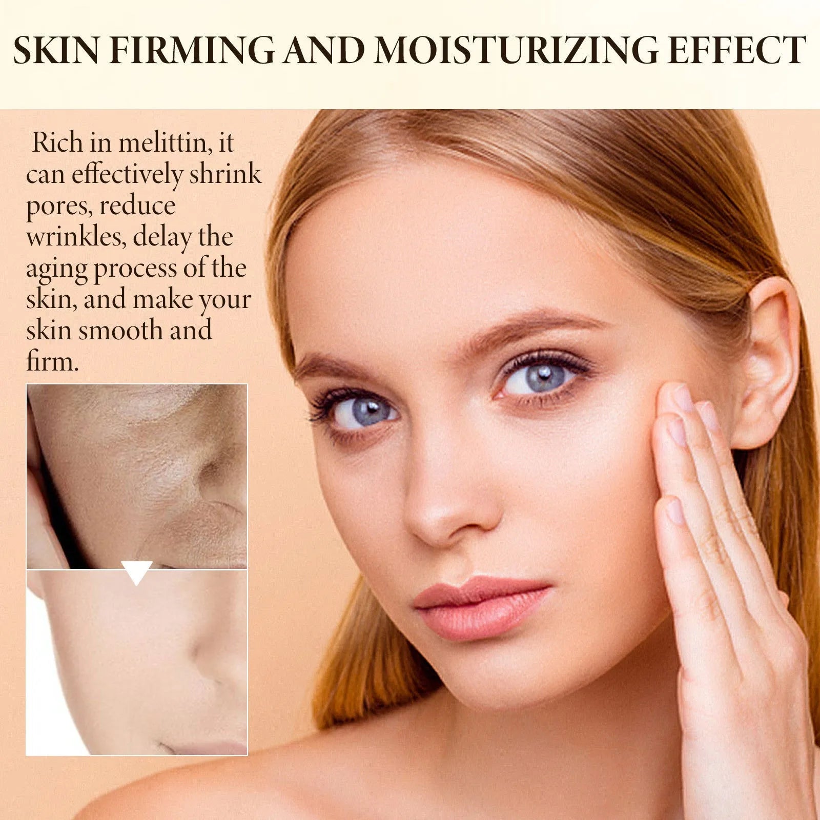 OUHOE Bee Firming Cream 30g jar, hydrating and firming facial treatment.