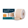 Single silicone scar patch with mint leaf extract and glycerol, supplied as one piece for body scar care