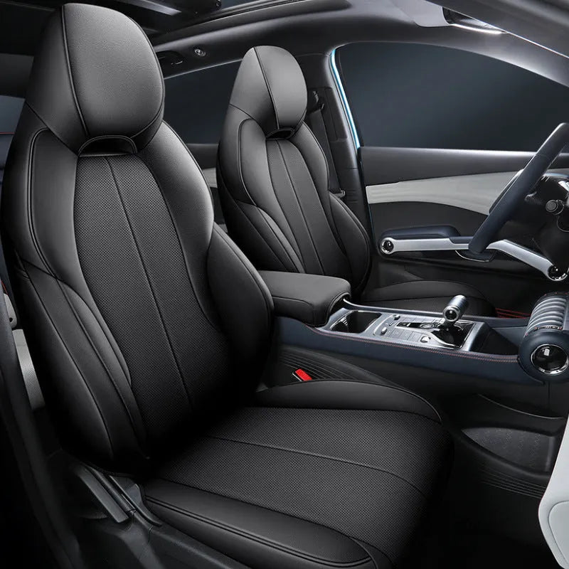 Yuan PLUS car seat cushion cover in a choice of five colours and two editions.