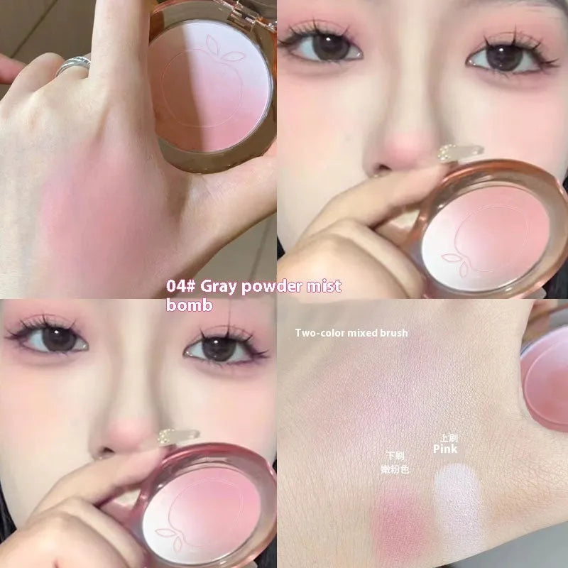 Bubble Gradient Blush compact in Ebony Rose shade, a cream rouge for dry skin.
