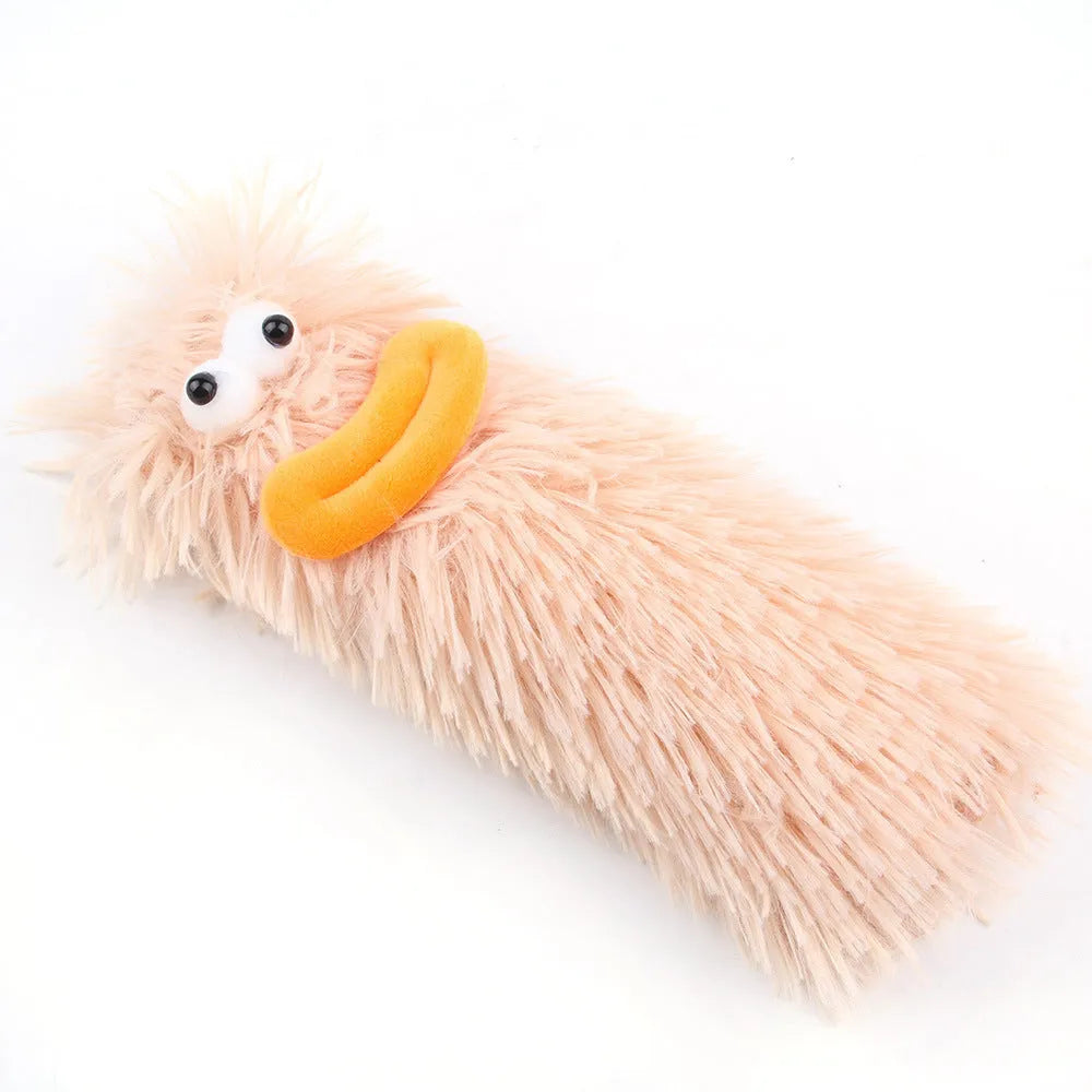 Interactive plush cat toys with catnip and crinkle sound in multiple colours for indoor cats