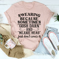 Pink printed polyester couple t-shirt with short sleeves and straight cut casual style