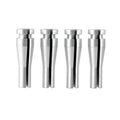 Four silver aluminium Ford truck cab rear latch cable repair parts for F150 F250 F350 models