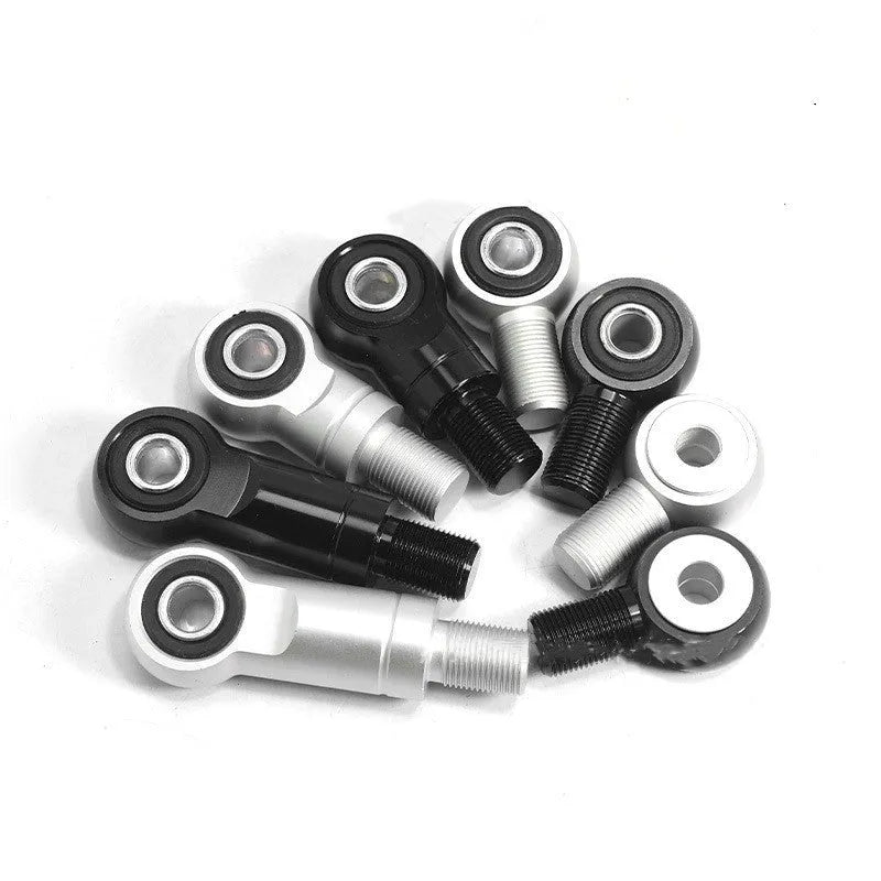 Aluminium alloy motorcycle shock absorber conversion round head in 16mm with black and silver colour options