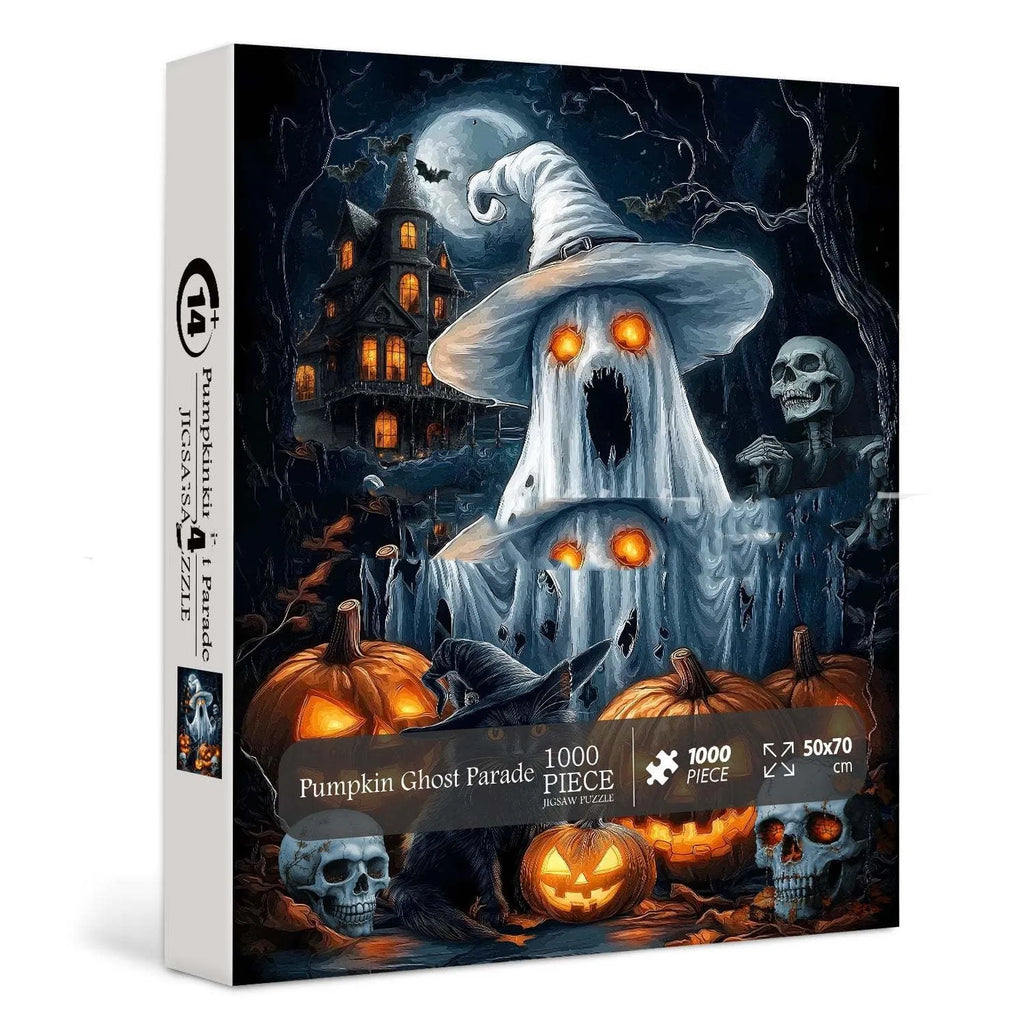Halloween ghost puzzle plastic decoration for party and home display, size as shown in picture