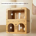 Double layer cat scratching board nest in one of six cute style variations