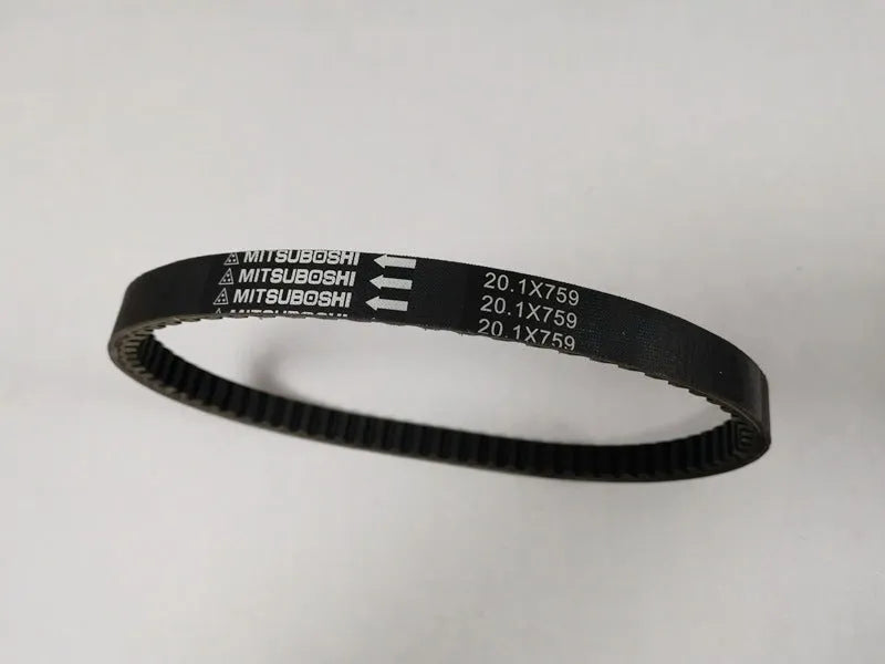 Black drive belt for Jili GP110 and Guangyang Jinli GP110 pedal motorcycles
