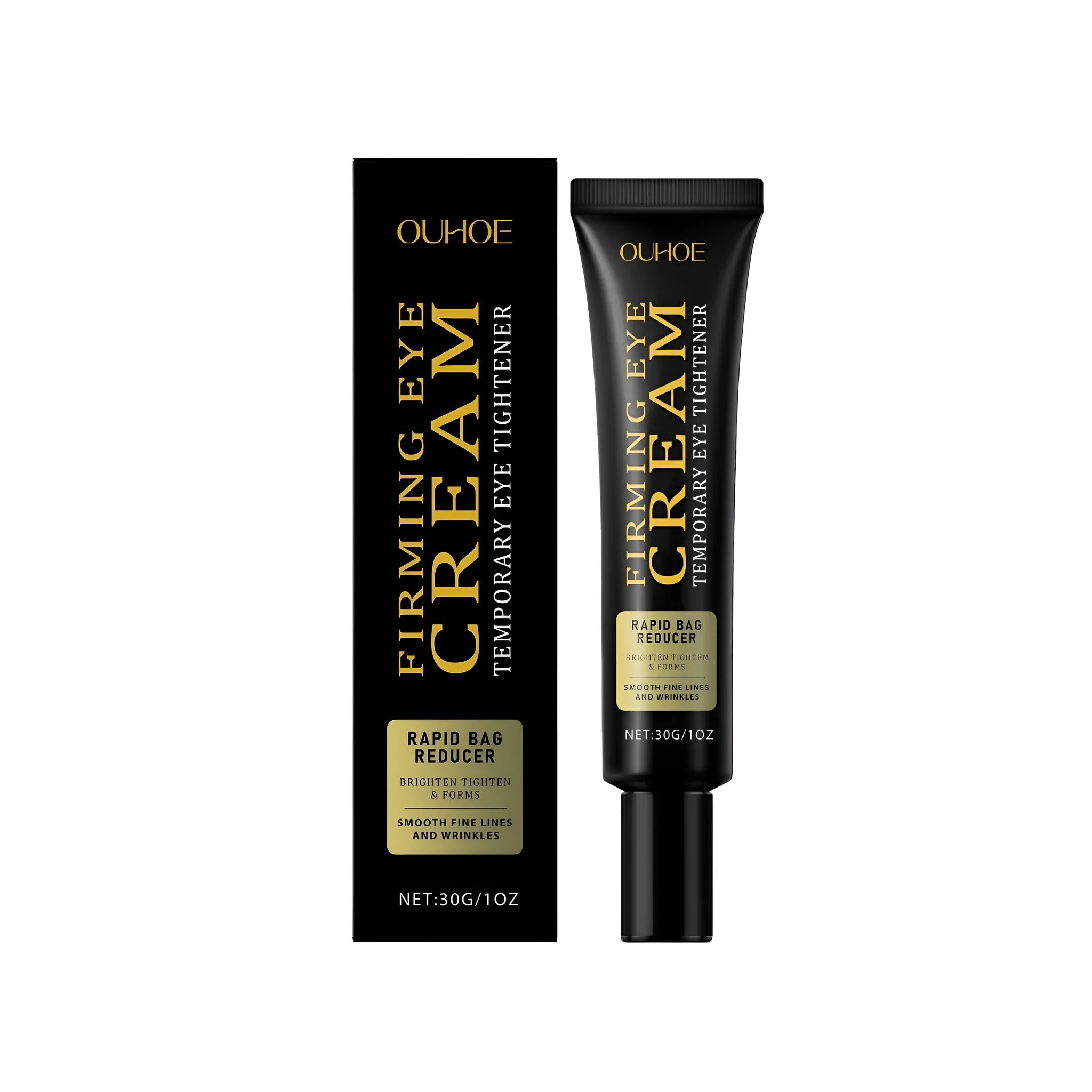 30g tube of anti-ageing and firming eye cream with hyaluronic acid and peptides.