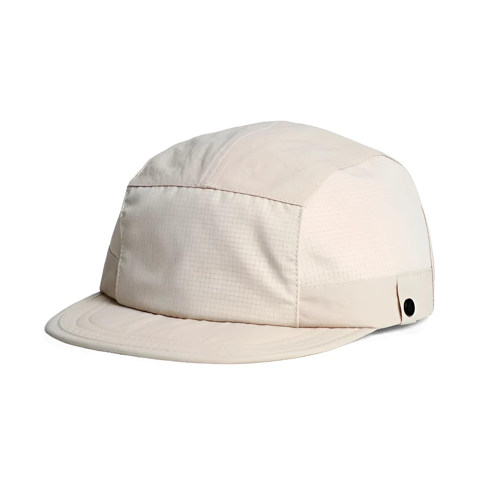 Dome-crown fisherman's beanie hat in army green with a soft extended fabric tongue for neck coverage.