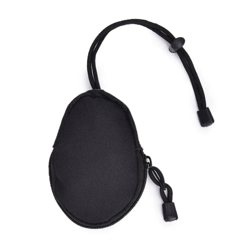 Outdoor multifunctional key bag in Oxford cloth with zipper closure measuring 13cm by 8cm