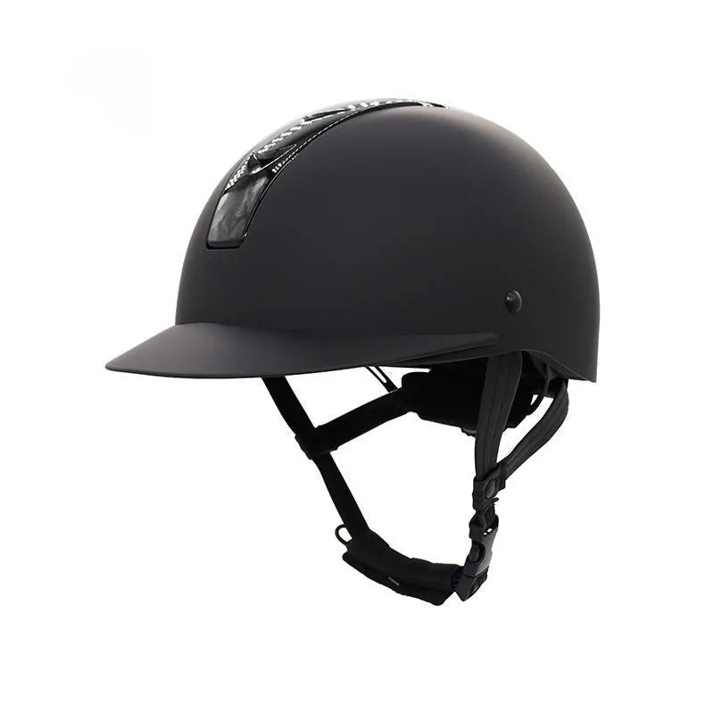 Equestrian riding helmet in multiple colour options with ABS shell and EPS lining