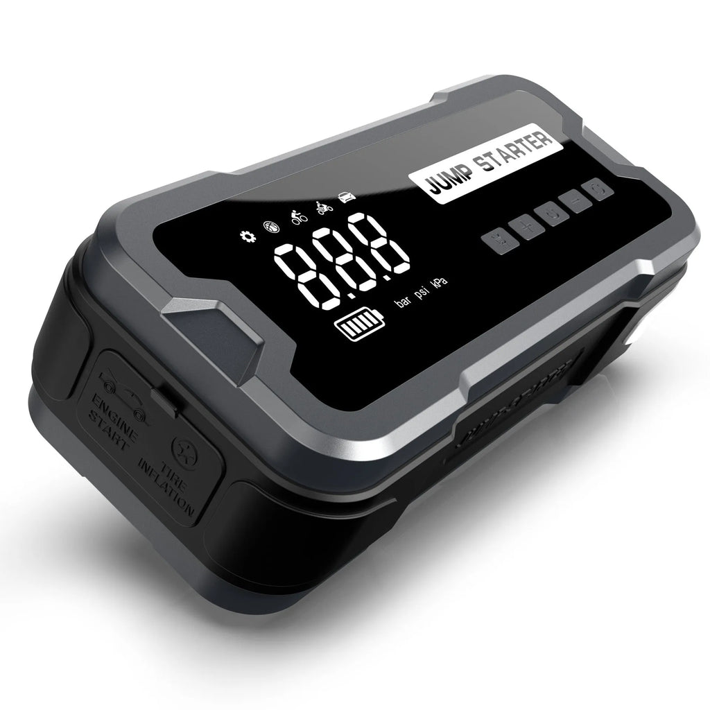 CY53 car jump starter power bank with built-in air compressor for diesel vehicles
