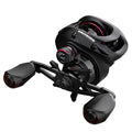 Drip wheel fishing reel with left or right hand wheel option for lure fishing