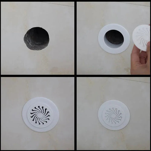 Plastic air conditioner hole sealing kit components including splits, plug caps, and tuyere panels