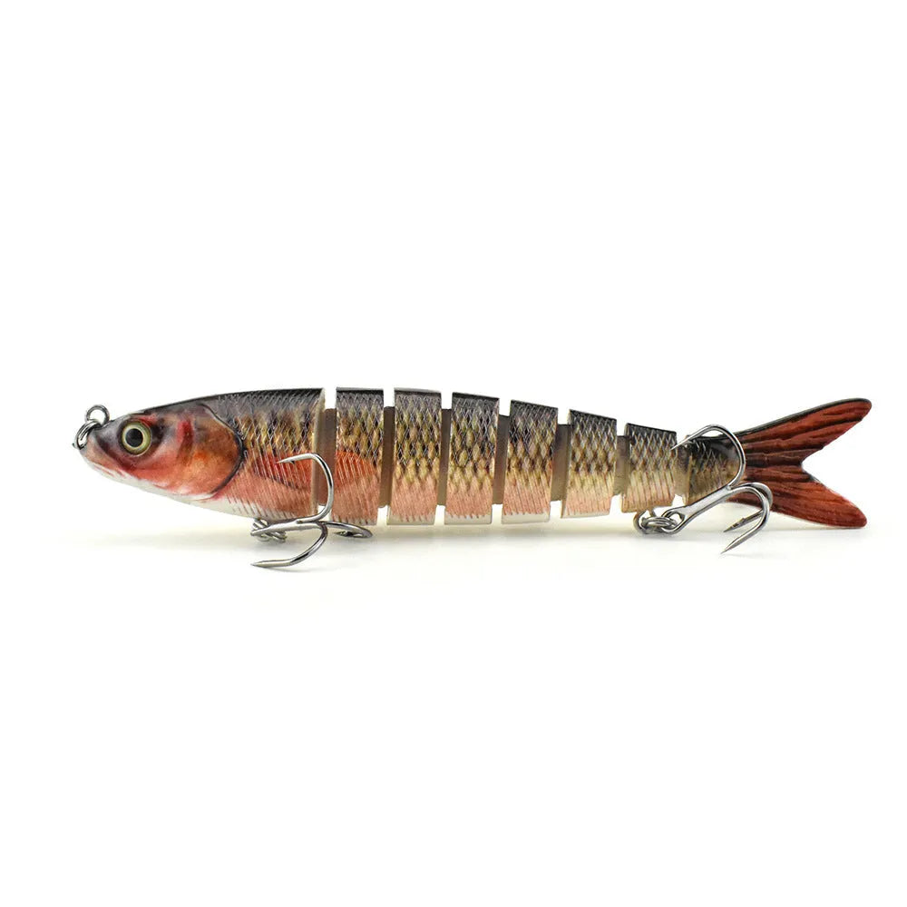Eight Fish brand hard bait fishing lure, 133 mm long, shown in one of its eleven available colour options.