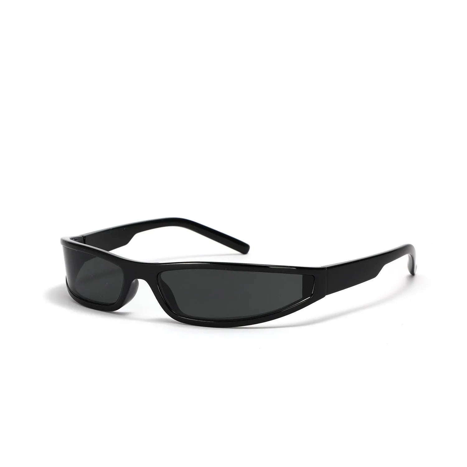 Women's narrow frame sunglasses in future style design with mercury colour options for sun protection and fashion wear