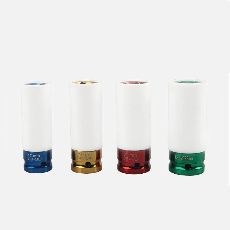 Single hexagon socket for pneumatic impact wrench with 45# steel construction