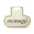 Cream grain storage bag with large opening and good sealing, made of food-grade PE material, 26.5x34.6cm
