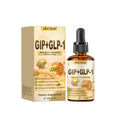 60ml bottle of Drip Health Drops liquid intestinal support supplement with dropper.