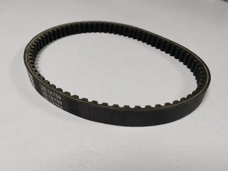 Black drive belt for Jili GP110 and Guangyang Jinli GP110 pedal motorcycles