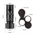 Black retractable car cup holder with adjustable base on a flat surface