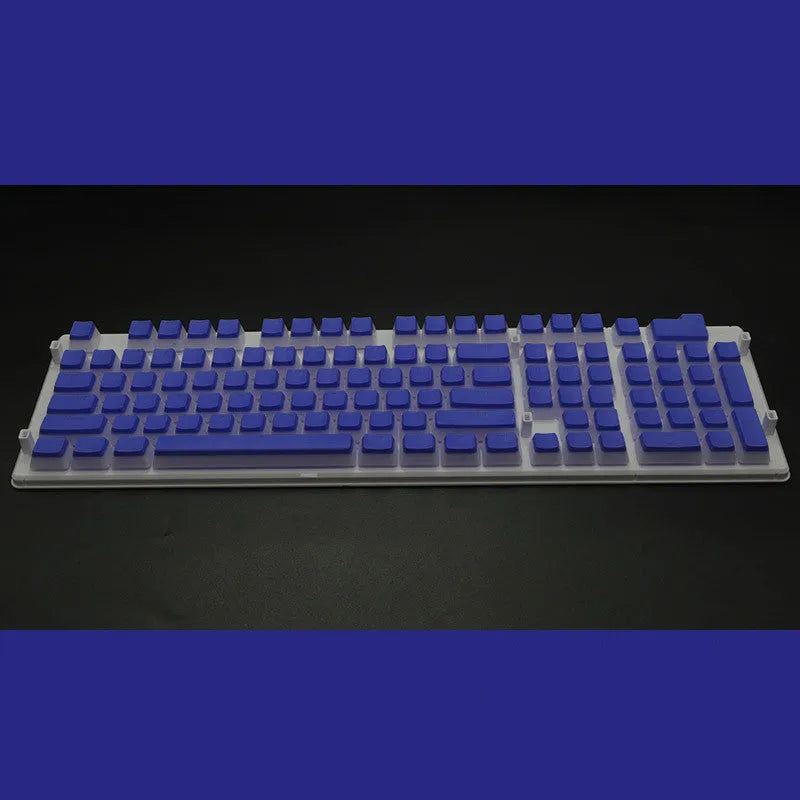 108 key pudding keycap set with translucent sides in sixteen colour options for mechanical keyboards