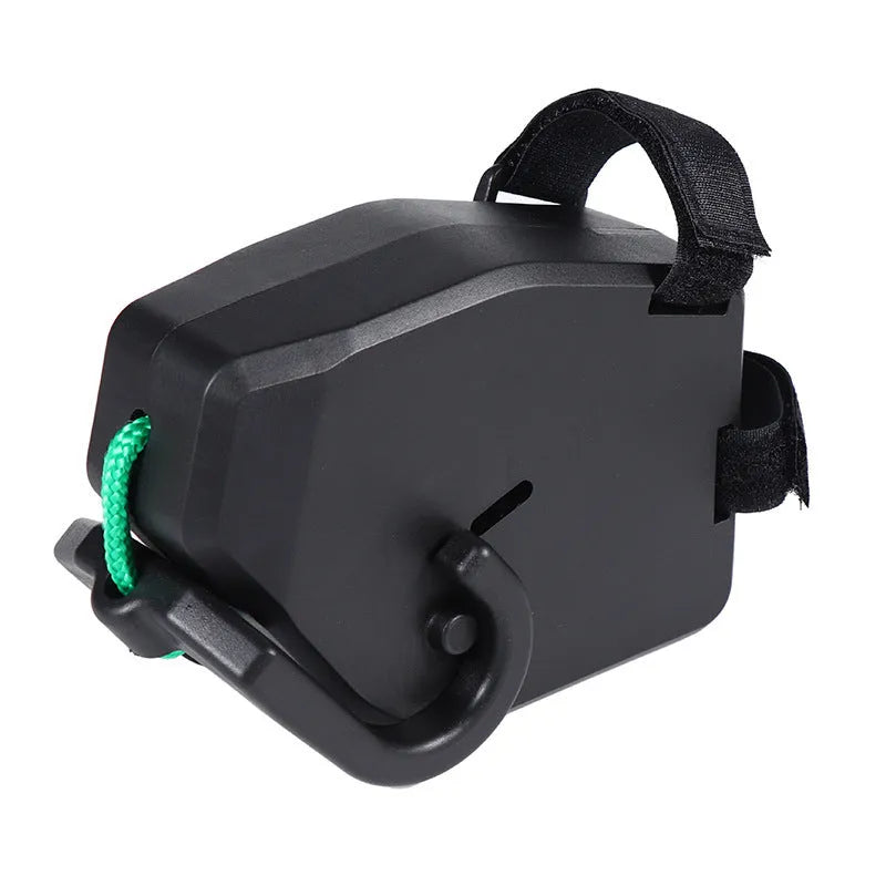Black plastic/resin bicycle trailer rope for parent-child mountain bike trailer attachment
