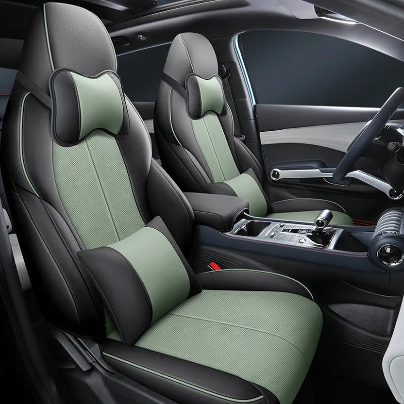 Yuan PLUS car seat cushion cover in a choice of five colours and two editions.